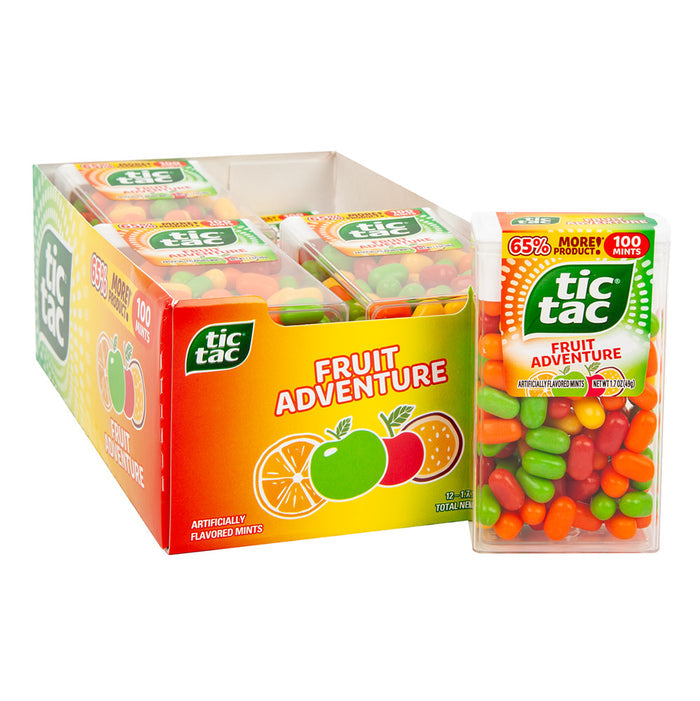 Tic Tac Fruit Adventure Mints - 12 Count
