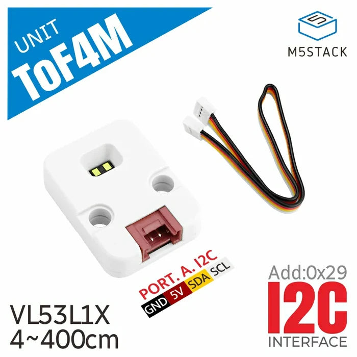 Time-of-Flight Distance Unit (VL53L1X) - m5stack-store