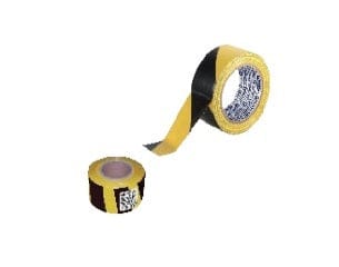 Toolcraft Caution Tape, Yellow and Black, Polythene with Acrylic - TC5098 MEGA