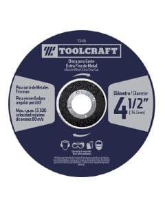 Toolcraft Cutting Disc 4 1/2″ X 1MM Blade Flat Cutting Metal - TC1903 MEGA
