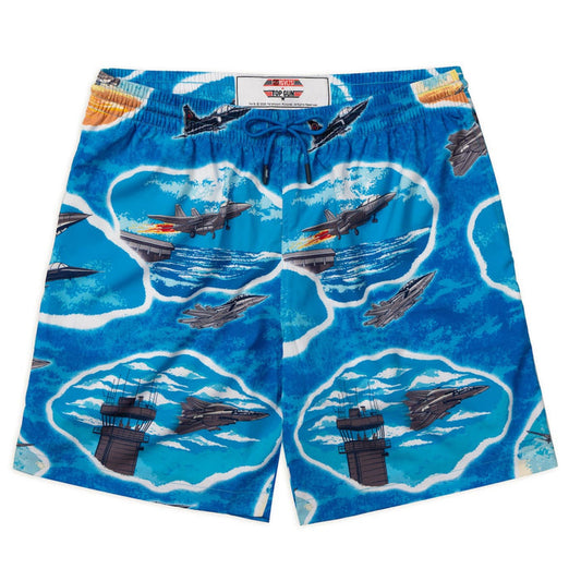 RSVLTS S Top Gun Top Gun "Goose Hawaiian" _ Hybrid Shorts Top Gun "Goose Hawaiian" _ Hybrid Shorts