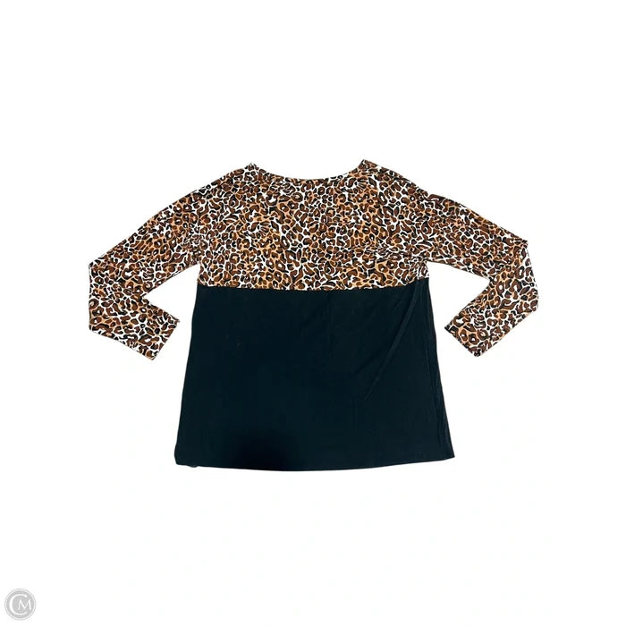 Top Long Sleeve Designer By Lilly Pulitzer In Animal Print, Size: M
