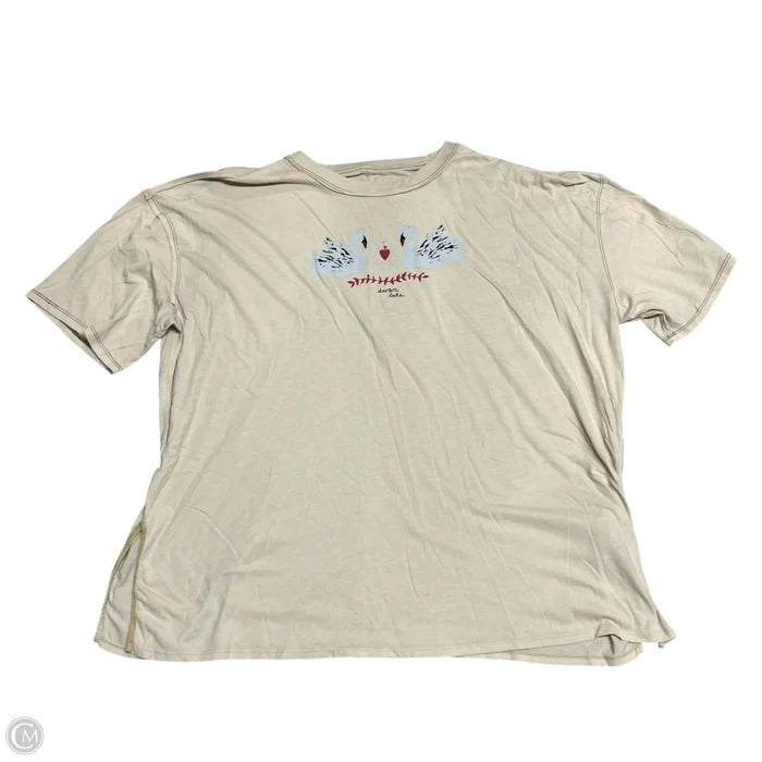 Top Short Sleeve By We The Free In Tan, Size: Xl