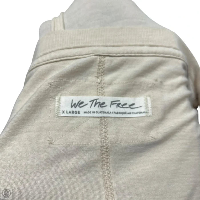 Top Short Sleeve By We The Free In Tan, Size: Xl