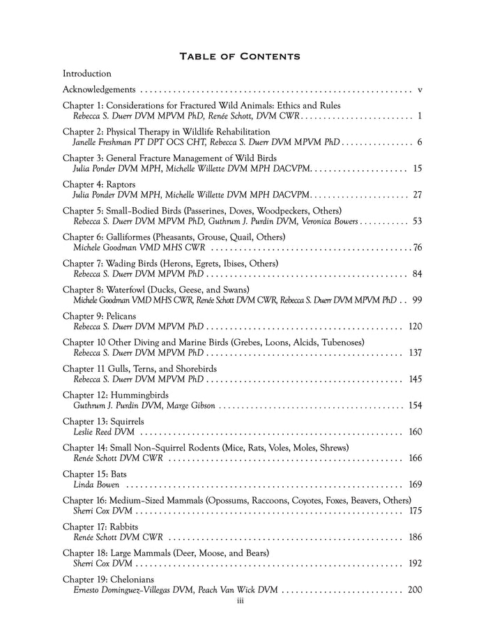 Topics in Wildlife Medicine Volume 4: Orthopedics