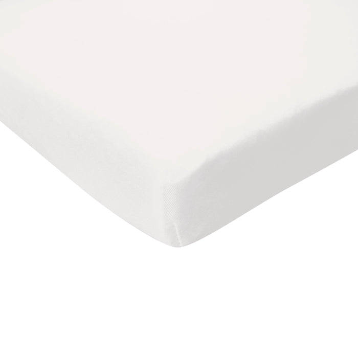 Corner of Kyte Baby Twin Sheet in Cloud