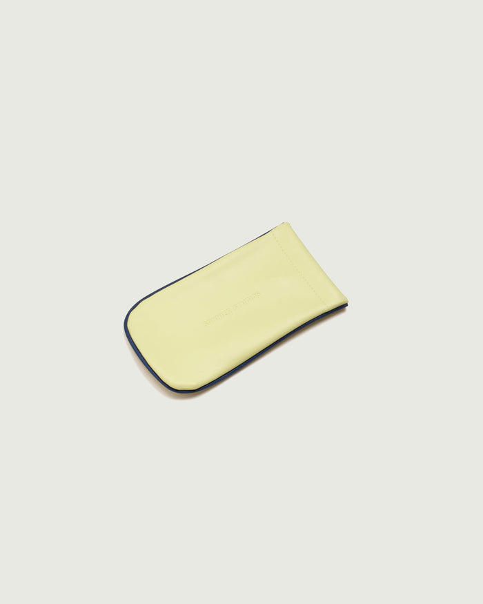 Buttermilk::Two Tone Sac Eyewear case yellow  top
