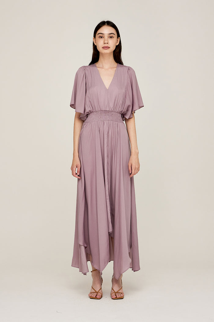 Unbalanced Skirt Maxi Dress