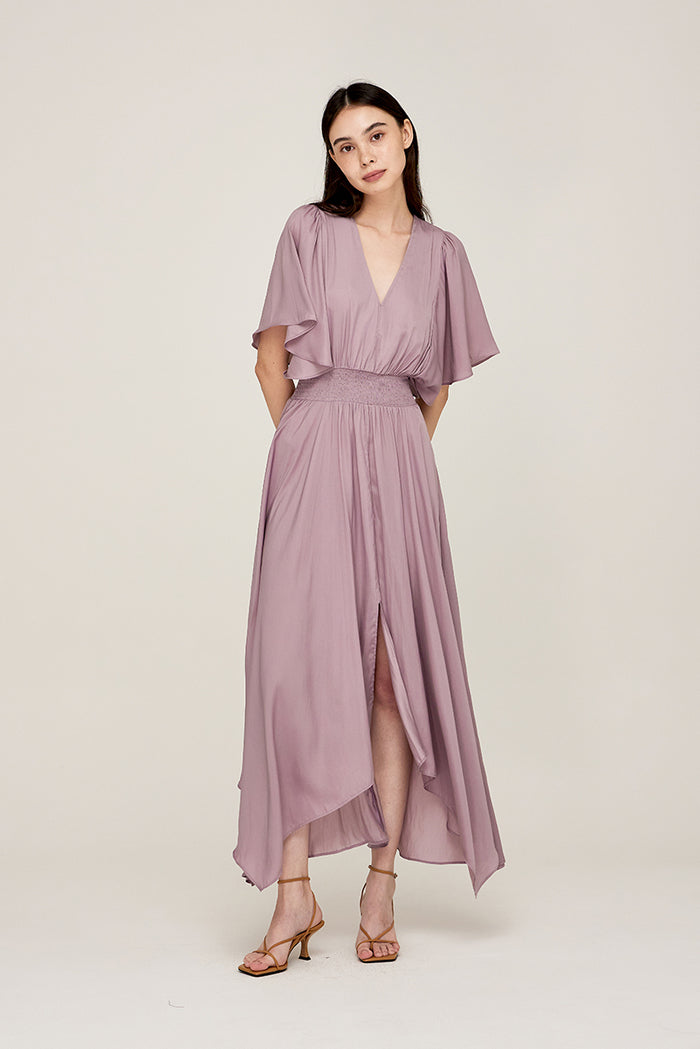 Unbalanced Skirt Maxi Dress