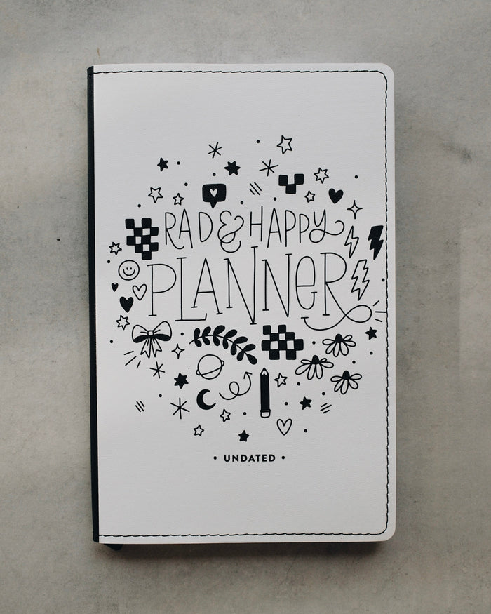 Undated 5x8 Planner - Doodle Edition