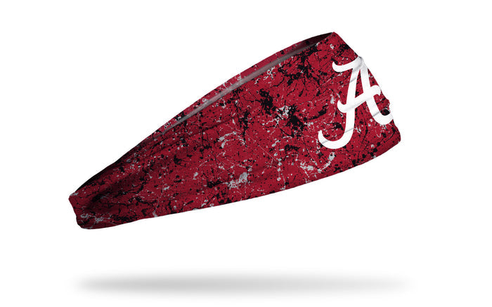 University of Alabama: Splatter Crimson Big Bang Lite Headband - View 2