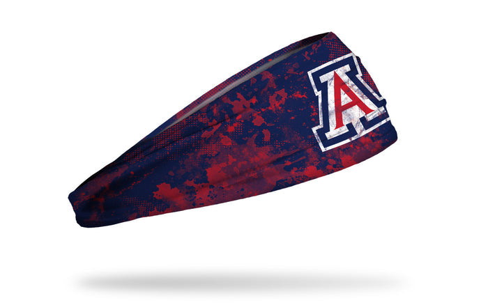 University of Arizona: Grunge Navy Big Bang Lite Headband - View 2