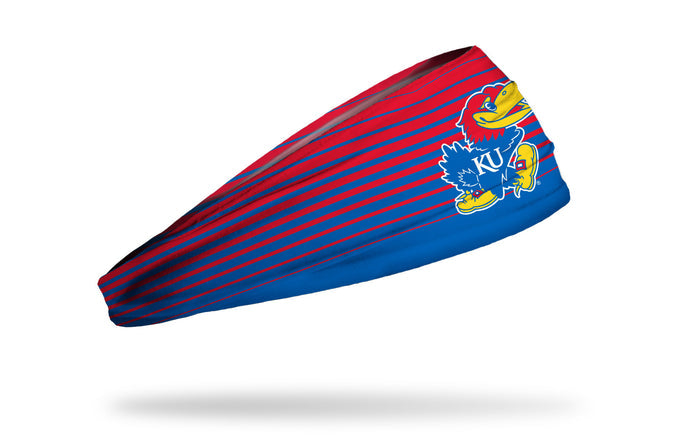 University of Kansas: Gradient Stripe Big Bang Lite Headband - View 2