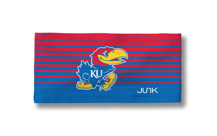 University of Kansas: Gradient Stripe Big Bang Lite Headband - View 3