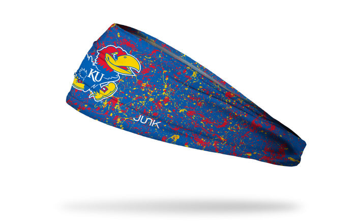 University of Kansas: Splatter Royal Big Bang Lite Headband - View 1