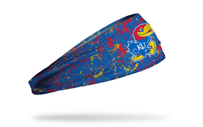 University of Kansas: Splatter Royal Big Bang Lite Headband - View 2