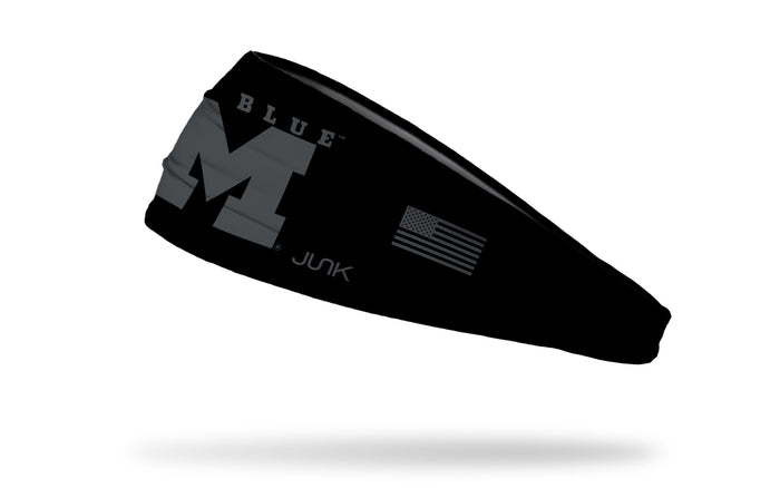 University of Michigan: Blackout Big Bang Lite Headband - View 1