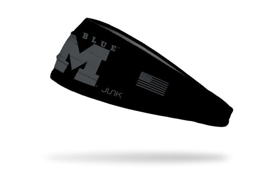 University of Michigan: Blackout Big Bang Lite Headband - View 1
