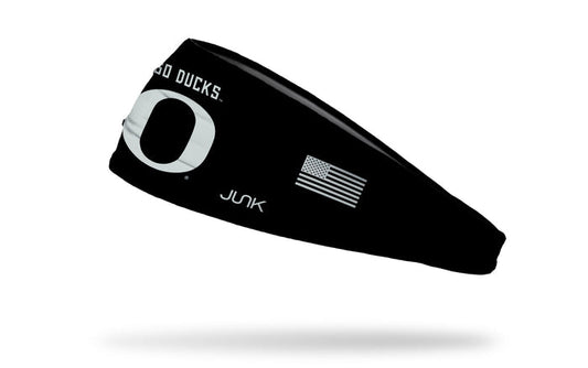 University of Oregon: Blackout Big Bang Lite Headband - View 1