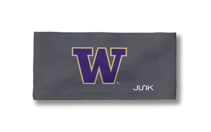 University of Washington: Logo Gray Big Bang Lite Headband - View 3