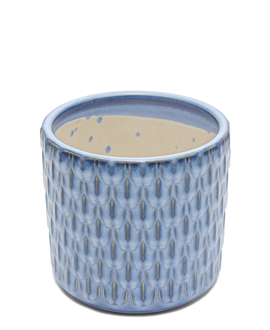 Urban Decor Round Vase - Tangier Blue