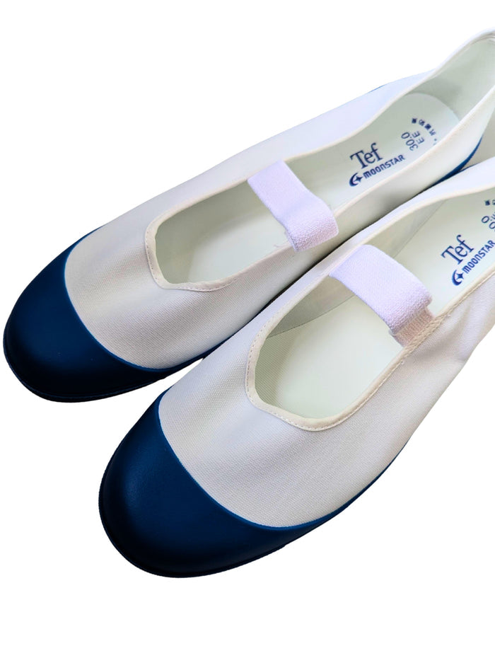 Uwabaki Type #01 [Blue]  Japan made school indoor shoes - Heiwa Slipper