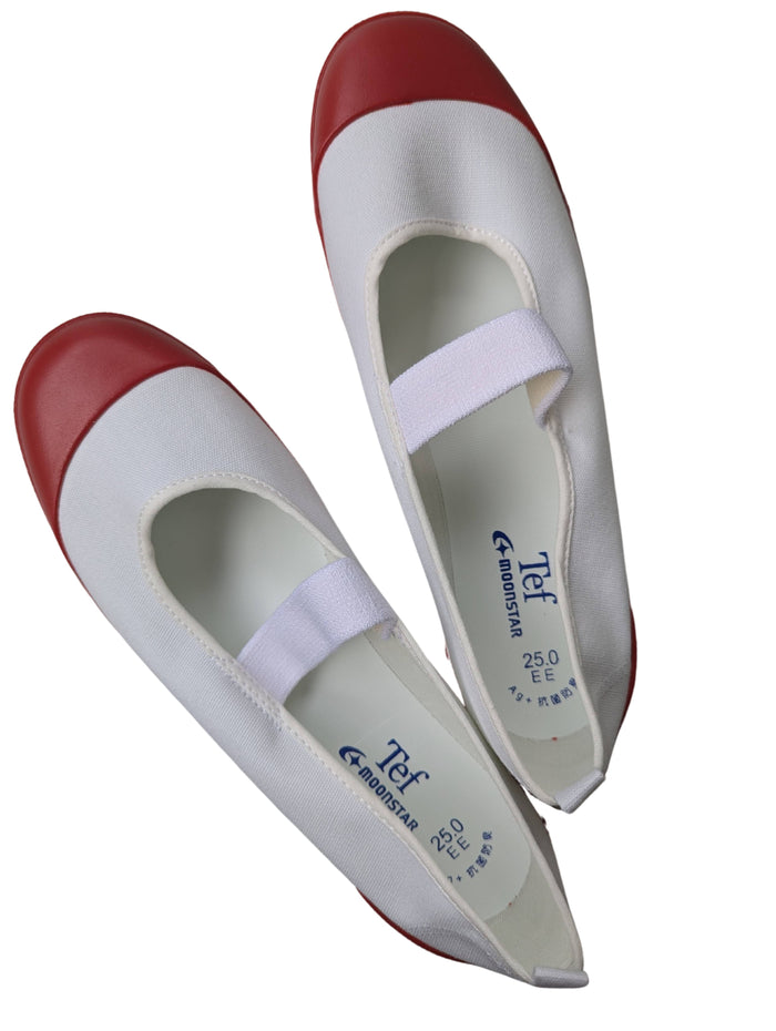 Uwabaki Type #01 [Red]  Japan made school indoor shoes - Heiwa Slipper