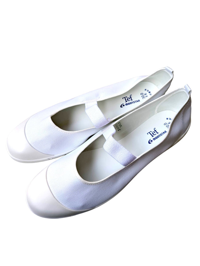 Uwabaki Type #01 [White]  Japan made school indoor shoes - Heiwa Slipper
