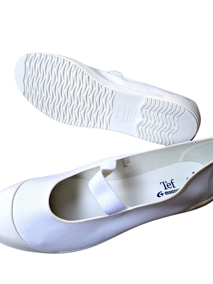 Uwabaki Type #01 [White]  Japan made school indoor shoes - Heiwa Slipper