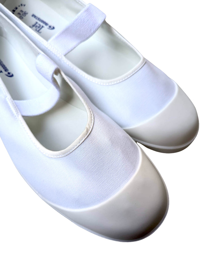 Uwabaki Type #01 [White]  Japan made school indoor shoes - Heiwa Slipper