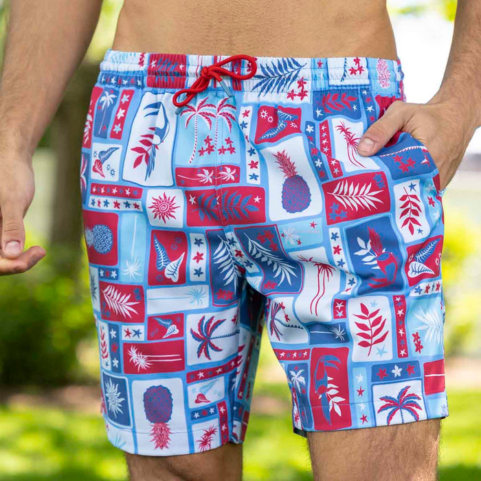 RSVLTS RSVLTS Hybrid Shorts "Vacation Nation" – Hybrid Shorts