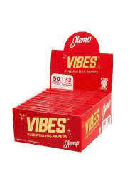 Vibes Fine Hemp Rolling Papers 50ct 50pk