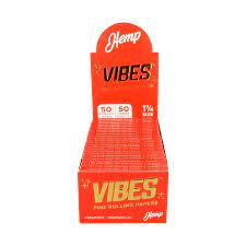 Vibes Fine Hemp Rolling Papers 50ct 50pk