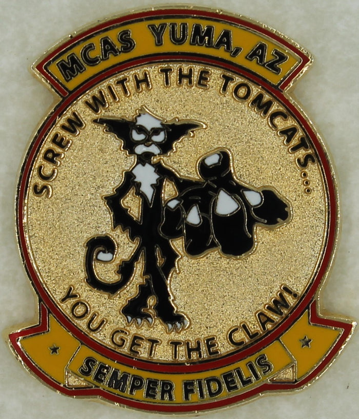 VMA-311 Marine Attack Squadron 311 Tomcats MCAS Yuma, AZ Marine Challenge Coin