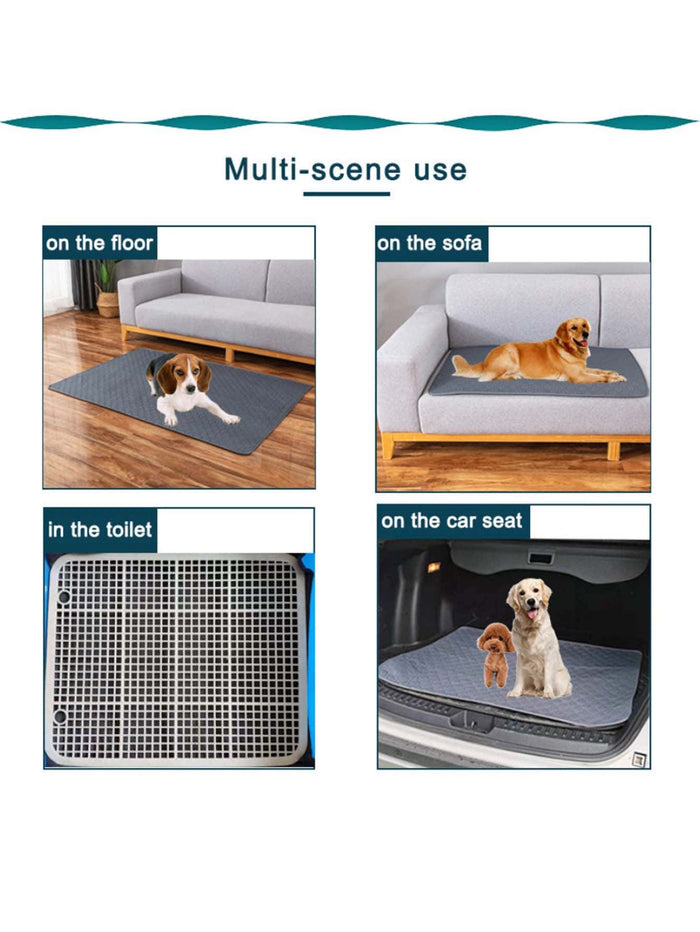 Waterproof Pet Urine Pad Non Slip And Easy Dry Cat And Dog Training Pad Can Be Washed And Reused Pet Urine Pad - SAFICCO