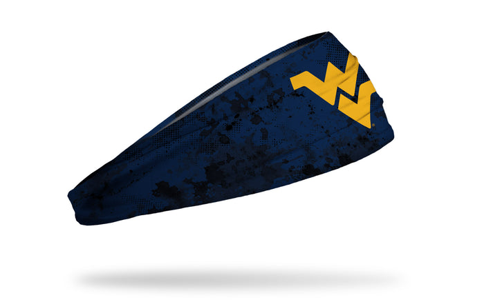 West Virginia University: Grunge Navy Big Bang Lite Headband - View 2