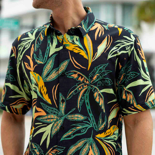 RSVLTS RSVLTS Bamboo Short Sleeve Shirt Wild Jungle – Bamboo Short Sleeve Shirt