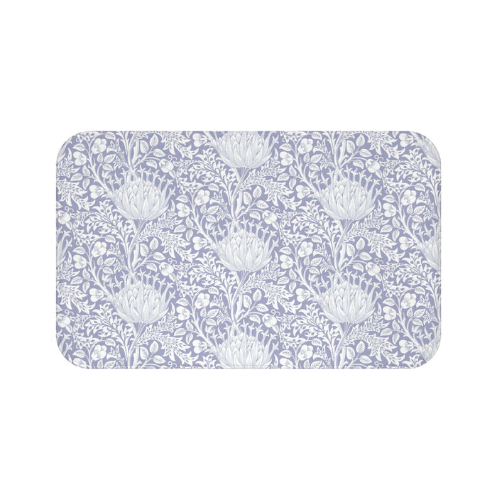 William Morris Bath Mat Artichoke Heather Lilac