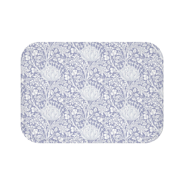 William Morris Bath Mat Artichoke Heather Lilac