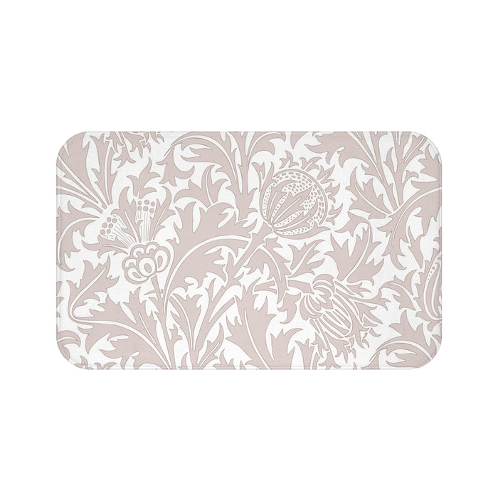 William Morris Bath Mat Thistle Beige