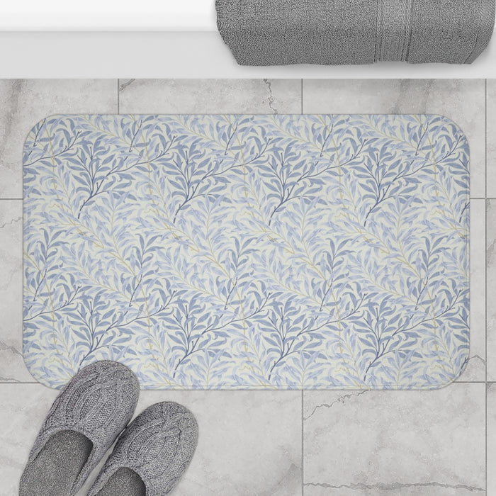 William Morris Bath Mat Willow Bough Blue
