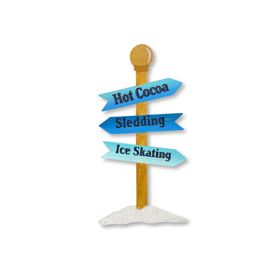 Winter Signpost Magnet