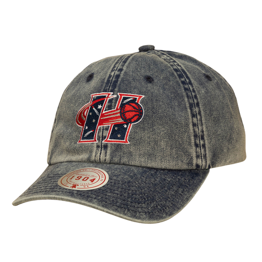 Women's Houston Comets Mitchell & Ness HWC Denim Legendary Strapback Cap