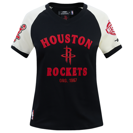 Women's Houston Rockets Pro Standard First Team Raglan T-Shirt