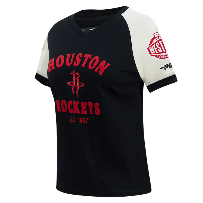 Women's Houston Rockets Pro Standard First Team Raglan T-Shirt