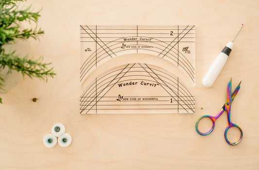 Wonder Curvit Long-arm Ruler Set (2) by Sew Kind of Wonderful