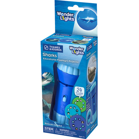 Wonder Lights: Sharks - Educational Flashlight Projector STEM Thames & Kosmos