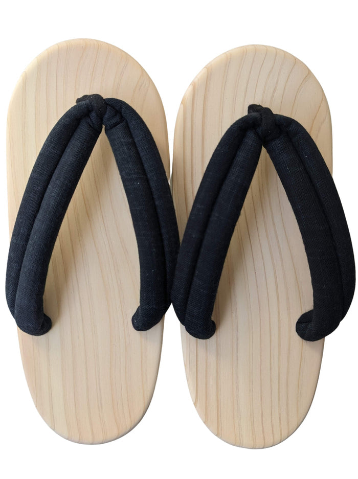 Wood Unpainted Natural GETA ZOURI Slippers [Outdoor] - Heiwa Slipper