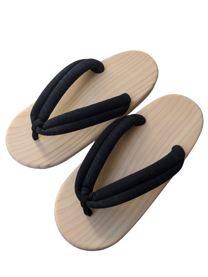 Wood Unpainted Natural GETA ZOURI Slippers [Outdoor] - Heiwa Slipper