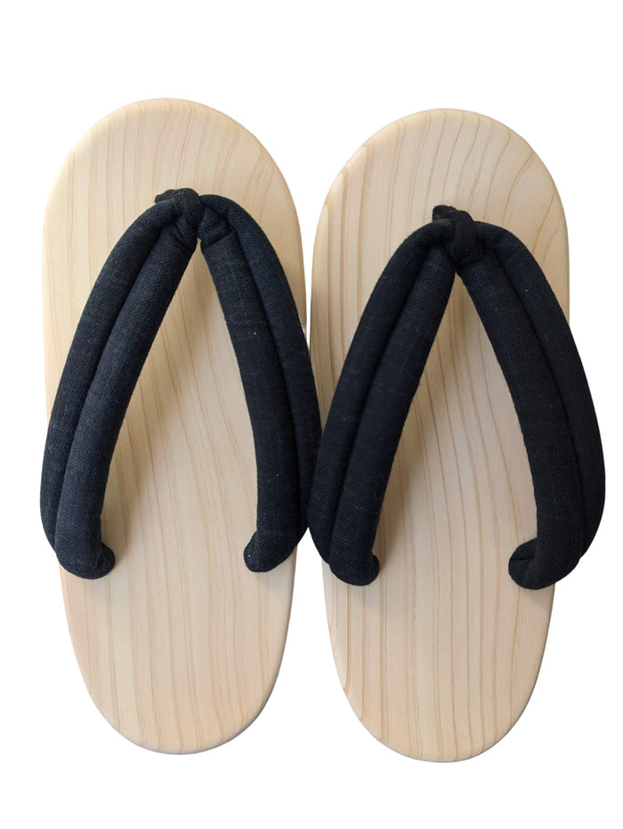 Wood Unpainted Natural GETA ZOURI Slippers [Outdoor] - Heiwa Slipper